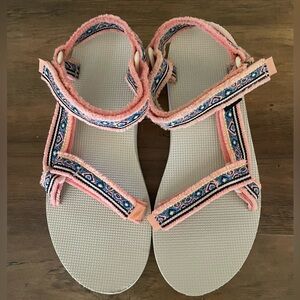 Teva Original Universal Maressa ,Sandal Apricot Pink Blue White Adjustable